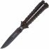 Складной нож-бабочка Балисонг Black Нокс, сталь 440, рукоять G10