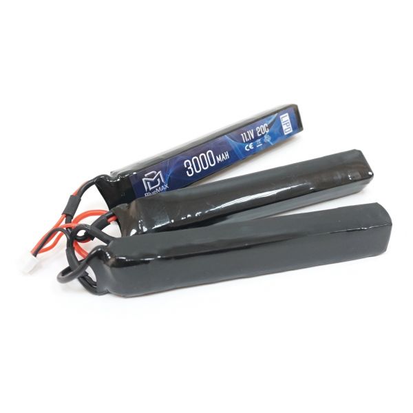 Аккумулятор BlueMAX Li-Po 11.1V 3000mah 20C, 3 x (128x25x17,6) мм (триплет)